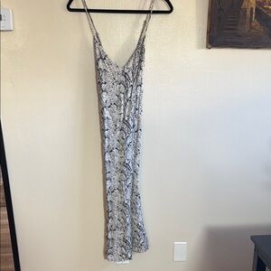 ✨SUMMER SALE✨ Reformation Snake Print Slip Dress